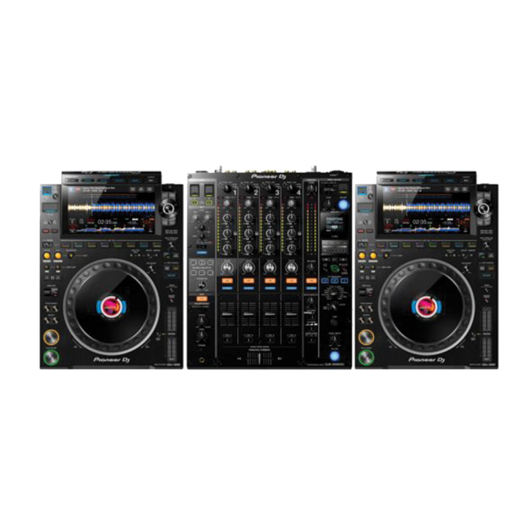 2x Pioneer CDJ-3000 and DJM-900NXS2 mixer — STANDARD DJ setup for rent in Ibiza