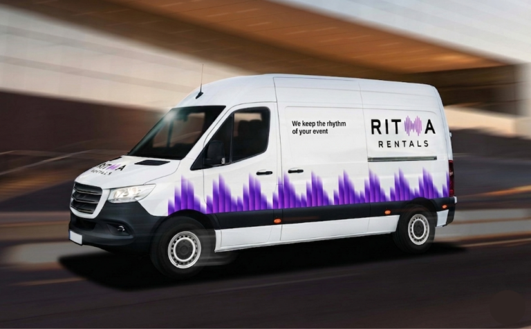 delivery and pickup service for DJ, audio and lighting equipment rental in Ibiza