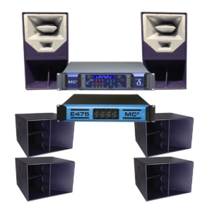 Funktion-One Res 2 speakers and F121 subwoofers — professional sound system rental in Ibiza