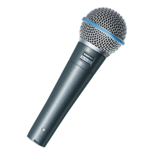 Shure Beta 58A supercardioid vocal microphone rental Ibiza