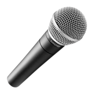 Shure SM58 cardioid vocal microphone rental Ibiza