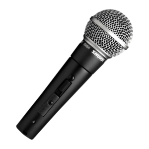 Shure SM58SE vocal microphone with switch rental Ibiza