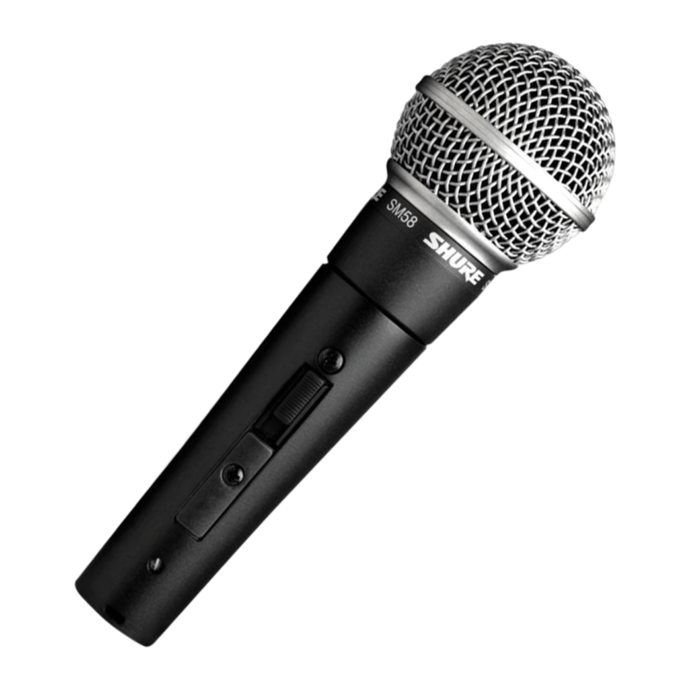 Shure SM58SE vocal microphone with switch rental Ibiza
