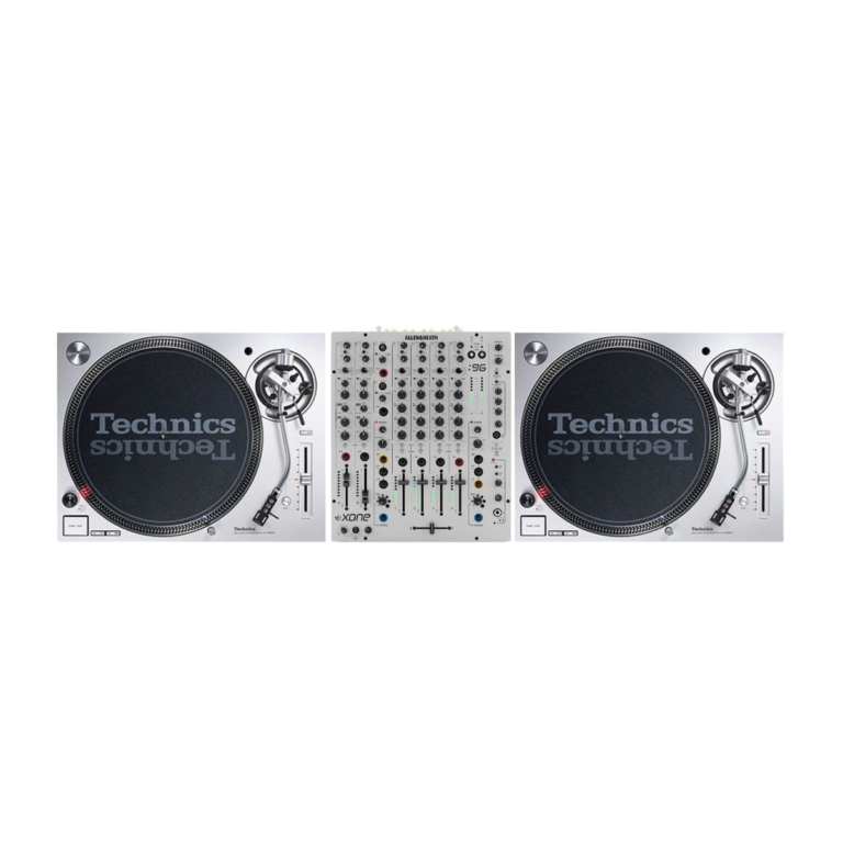 2x Technics SL-1200MK2 turntables and Allen & Heath Xone:96 mixer — VINYL DJ kit for rent in Ibiza